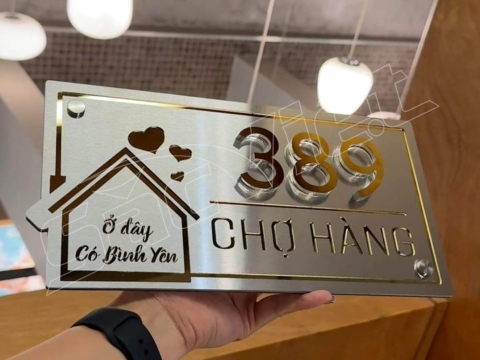 BIỂN SỐ NHÀ - BẢNG THÔNG TIN CÔNG TY