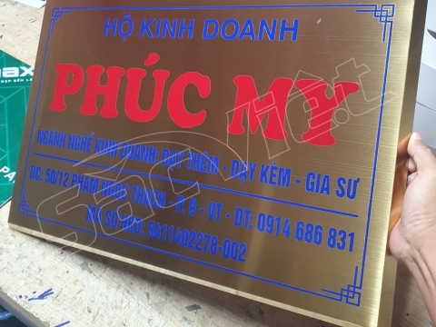 BIỂN SỐ NHÀ - BẢNG THÔNG TIN CÔNG TY